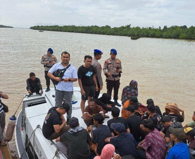 Polres Rohil Gagalkan Penyeludupan 22 TKI Ilegal ke Malaysia