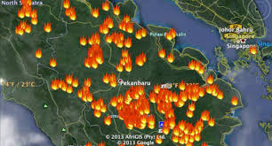 Riau Urutan Kedua Terbanyak Titik Panas di Sumatera Hari Ini