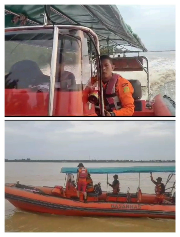 Disambar Petir, Seorang Pria Tenggelam di Sungai Batang Gansal Inhil