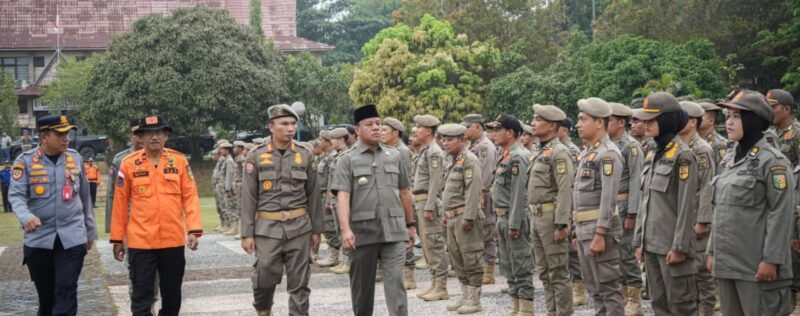 Sambut MTQ Riau ke-44, Pemkab Kuansing Kerahkan Ratusan Personel Gabungan