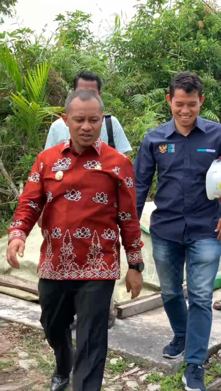Wabub Bagus Santoso dan Manager PLN Bengkalis Turun Kampung Jemput Aspirasi Warga