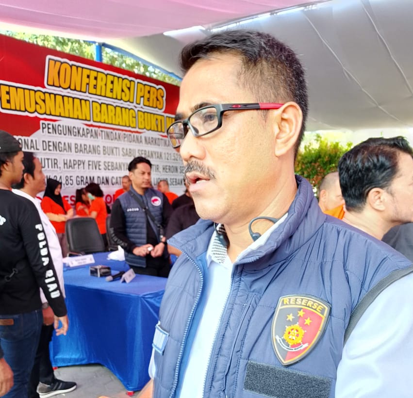 Polda Riau Bongkar Jaringan Narkoba Antarprovinsi, 3 Kurir Dibekuk