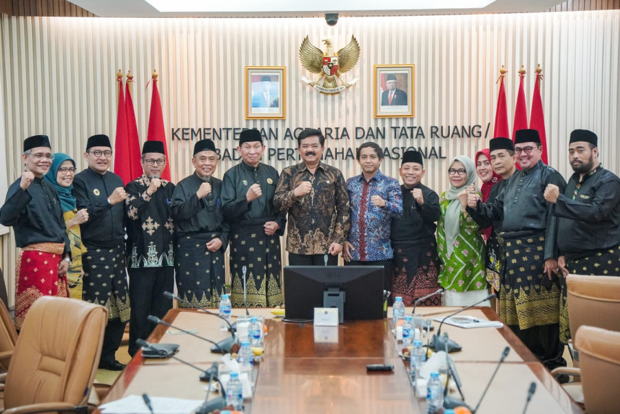 Disambut Menteri ATR/BPN, LAM Riau Sampaikan Persolan HGU di Riau