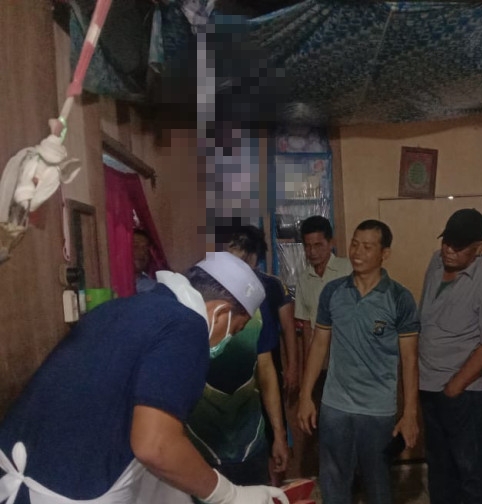 Diduga Depresi, Pria Paruh Baya di Inhil Gantung Diri