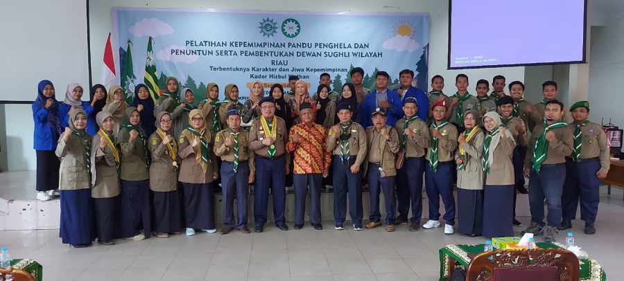 Kepanduan Hizbul Wathan Gelar Pelatihan Pandu Penghela dan Penuntun se-Riau