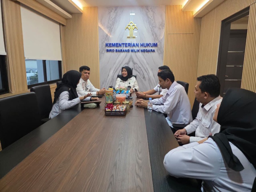 Kanwil Kemenkum Riau Perkuat Tata Kelola BMN Lewat Koordinasi dengan Biro Setjen