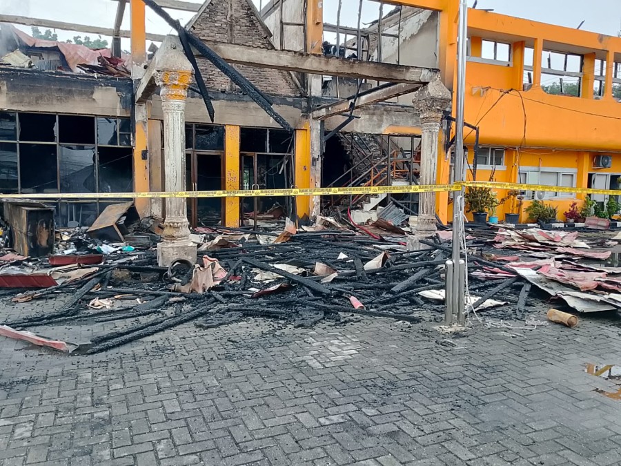 Pasca Kebakaran, Disnakertrans Riau Pindah Kantor Sementara ke Gedung Transito