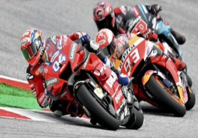 MotoGP Austria Berlangsung Menarik, Davizioso Kalahkan Marquez Secara Dramatis 