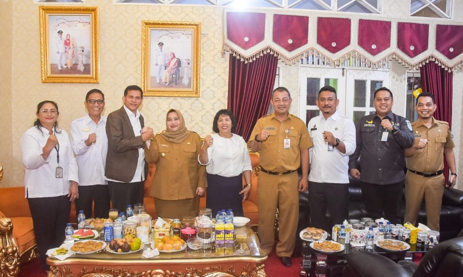 Bupati Kasmarni Komit Dukung Peningkatan Penyiaran RRI Bengkalis