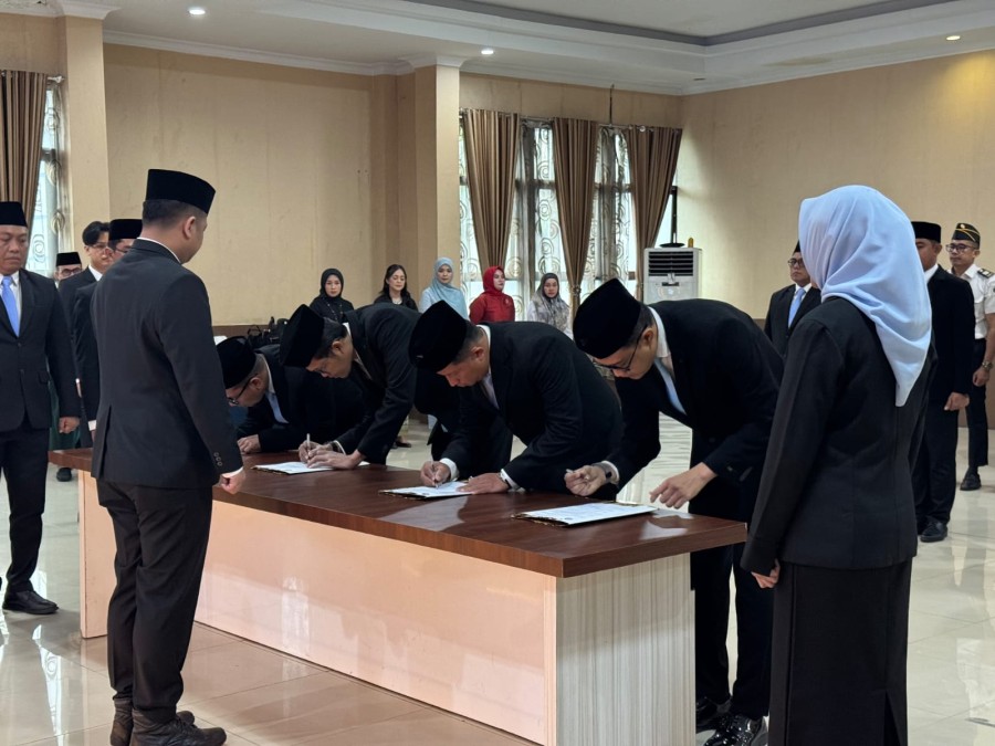 Imigrasi Pekanbaru Lantik Pejabat Baru, Kanim: Perkuat Sinergi Tingkatkan Pelayanan