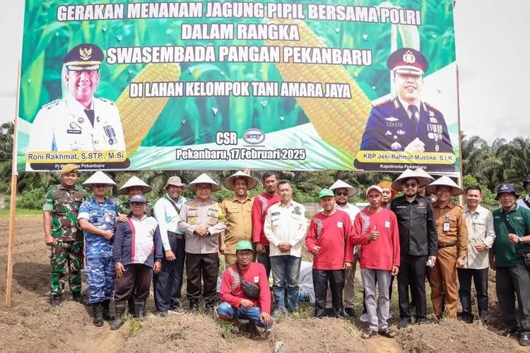 Tanam Jagung Bersama Polri, Wakil Ketua Andry Saputra: Dukungan untuk Swasembada Pangan