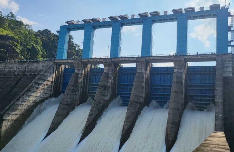 PLTA Koto Panjang Hari Ini Kembali Tambah Bukaan Pintu Waduk