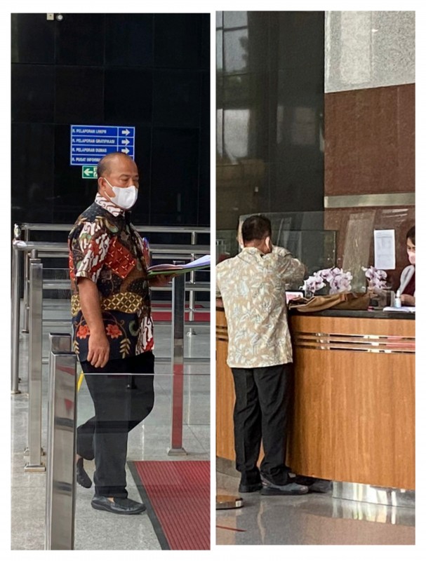 Karo PBJ dan Pejabat PUPRPKPP Riau Datangi Gedung KPK RI di Jakarta