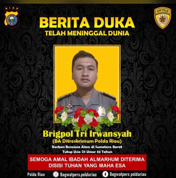 Satu Polisi Riau Meninggal, Dua Hilang dalam Banjir Bandang Padang Panjang