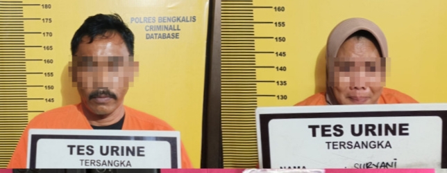 Miliki 1,9 Gram Sabu, Pasutri di Bantan Ditangkap Polres Bengkalis
