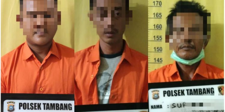 3 Pencuri Besi Proyek Tol Pekanbaru-Bangkinang Diamankan Polsek Tambang
