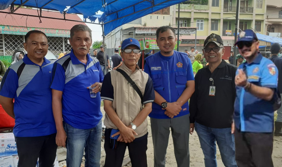 KT Payung Sekaki Giat Gotong Royong Bersama Camat dan Forkopimcam