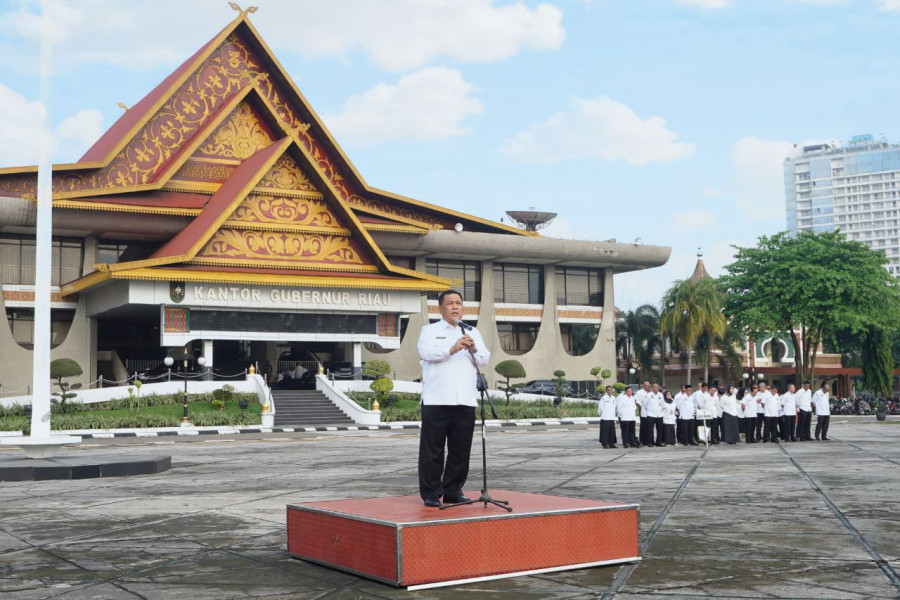 Apel Pagi, Pj Gubri Sentil Pejabat Suka Ngopi di Jam Kerja