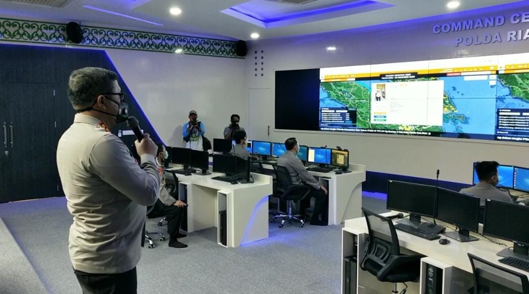 Pantau Pilkada Melalui Dashboard Lancang Kuning, Kapolda Riau Nyatakan Kondisi Aman