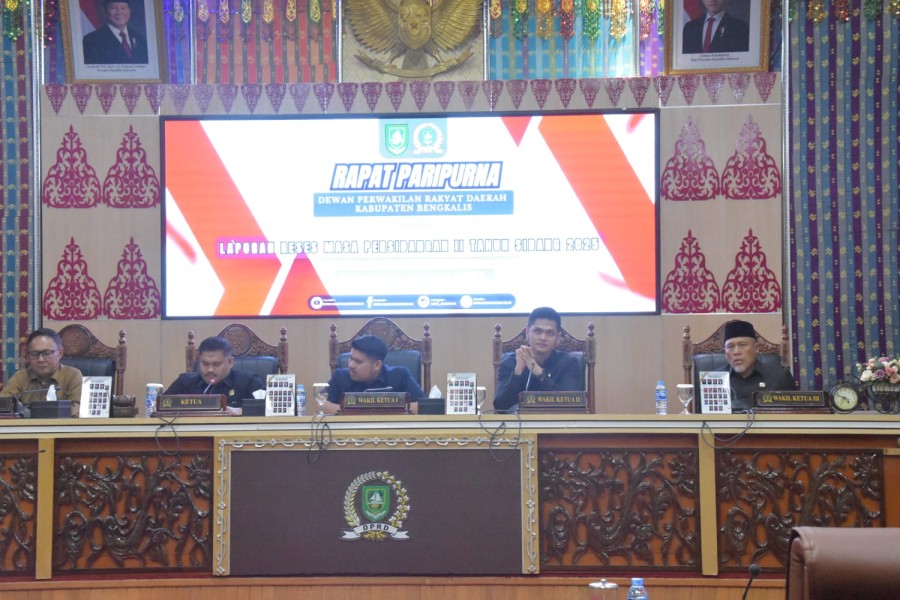DPRD Bengkalis Serahkan Hasil Reses, Pemkab Janji Tindak Lanjuti Aspirasi Warga