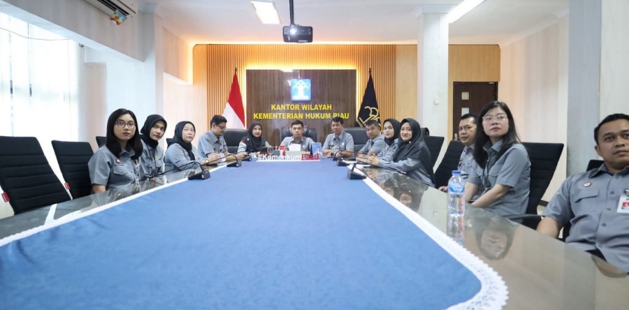 Kanwil Kemenkum Riau Siap Dukung Evaluasi RB Triwulan II, Fokus Akurasi Data dan Kinerja