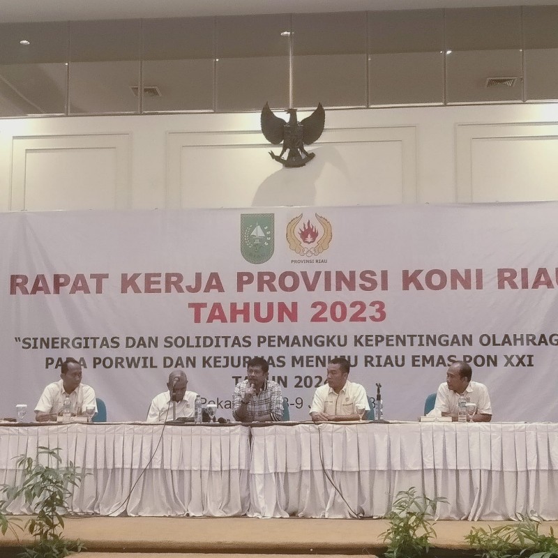 Motivasi Peserta Raker, KONI Riau Undang Pelatih Timnas U-23 PSSI Indra Sjafri