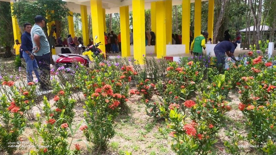Kadis LH Rohil Tinjau Persiapan Puncak HLH di Taman Kota Bagansiapiapi
