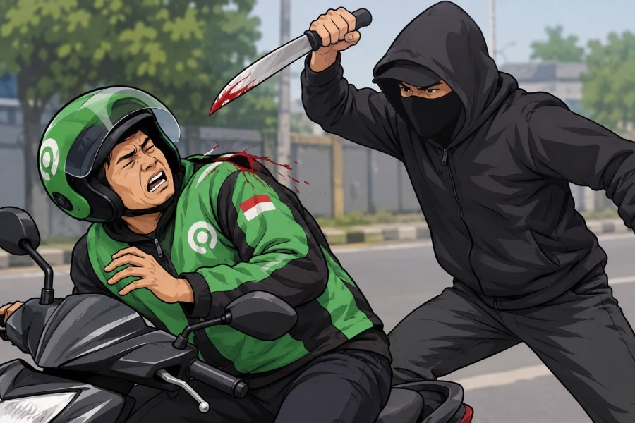 Cekcok soal Ongkos, Remaja 14 Tahun Bacok Tukang Ojek di Bengkalis