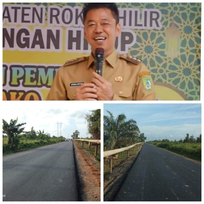 Sukses Yakinkan PT PHR Hotmix Jalan Lintas Kubu, Bupati Rohil Patut Diapresiasi