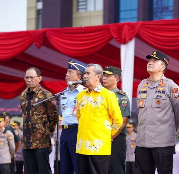 Pemprov, TNI-Polri Bersinergi Atasi Karhutla di Riau