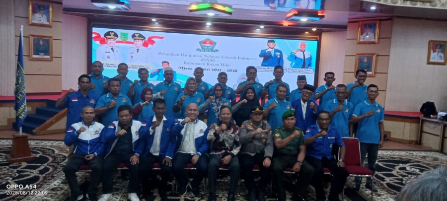 Junaidi Lantik DPC HNSI Rohil, Tegaskan Tiga Pilar Kekuatan Nelayan