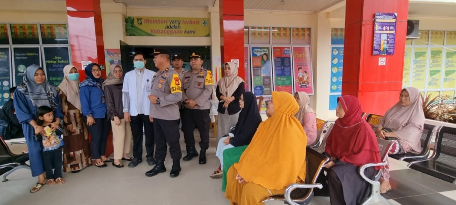 Binmas Polres Kampar Blusukan ke Langgini Edukasi Pemilu Damai 2024
