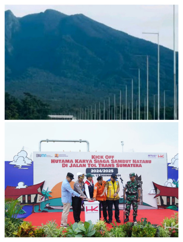 Gunung Singgalang Jadi Magnet Keindahan Tol Padang - Sicincin