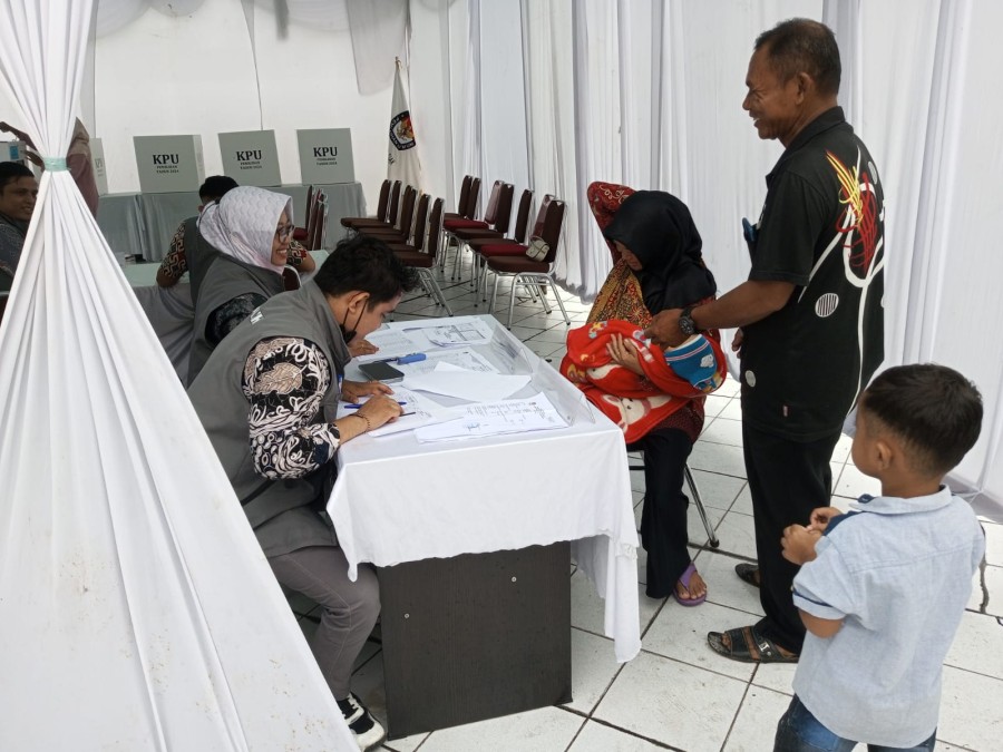 PSU Pilkada Siak Dimulai, Warga Antusias Gunakan Hak Pilih di TPS Khusus RSUD