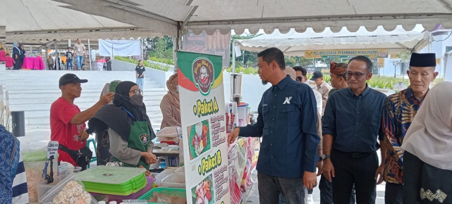 UMKM Riau Fest 2024, Tim Relawan PUPR AMAn Unjuk Gigi