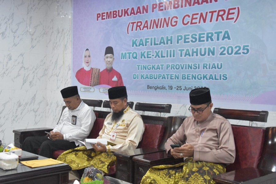 Bengkalis Panaskan Mesin Juara MTQ Riau 2025, Kafilah Jalani TC Intensif
