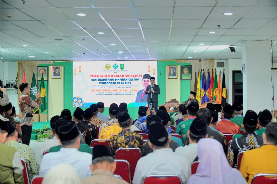 Pengajian Ramadhan Muhammadiyah Riau, Wamen Dzulfikar Ahmad Tawalla Beri Pencerahan