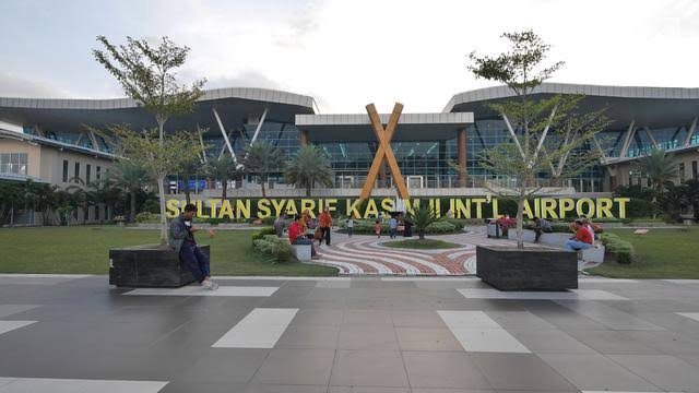 Dilarang Mudik , Aktivitas Bandara SSK II Pekanbaru Masih Normal