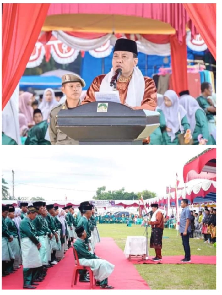 Bupati Kuansing Suhardiman Amby Buka MTQ ke- 22 di Desa Suka Raja