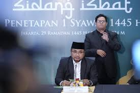 Hasil Sidang Isbat, Kemenag Tetapkan 1 Syawal 1445 H Rabu 10 April 2024