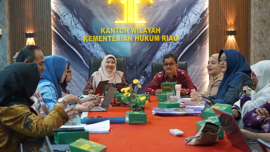 Delapan Ranperbup Inhil Dikaji Kemenkum Riau Sebelum Ditetapkan