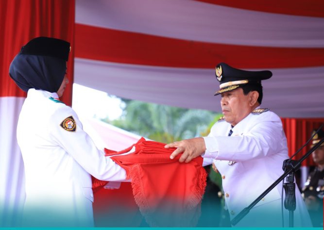 Pemkab Rohul Gelar Upacara HUT RI Ke-79 dengan Tema 