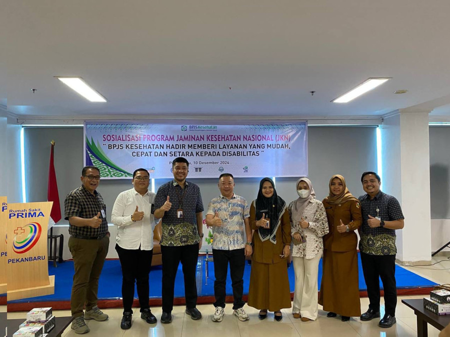 BPJS Kesehatan Pekanbaru Gelar Sosialisasi Program JKN bagi Penyandang Disabilitas