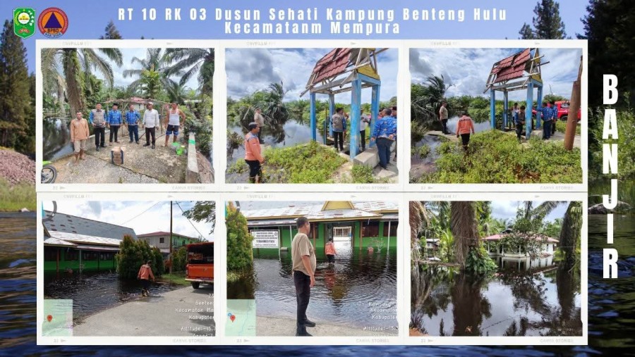 Banjir Meluas di Siak, Bupati Afni Perintahkan Pejabat Turun Dampingi Warga