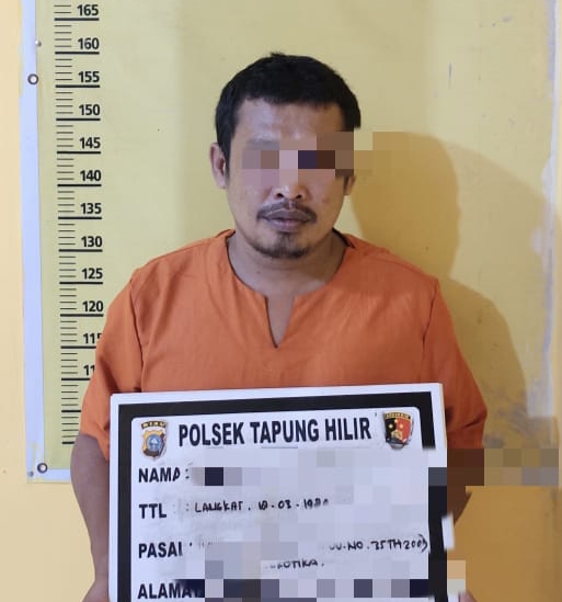 Transaksi Narkoba, Pria Pengedar Sabu Ditangkap Polsek Tapung Hilir
