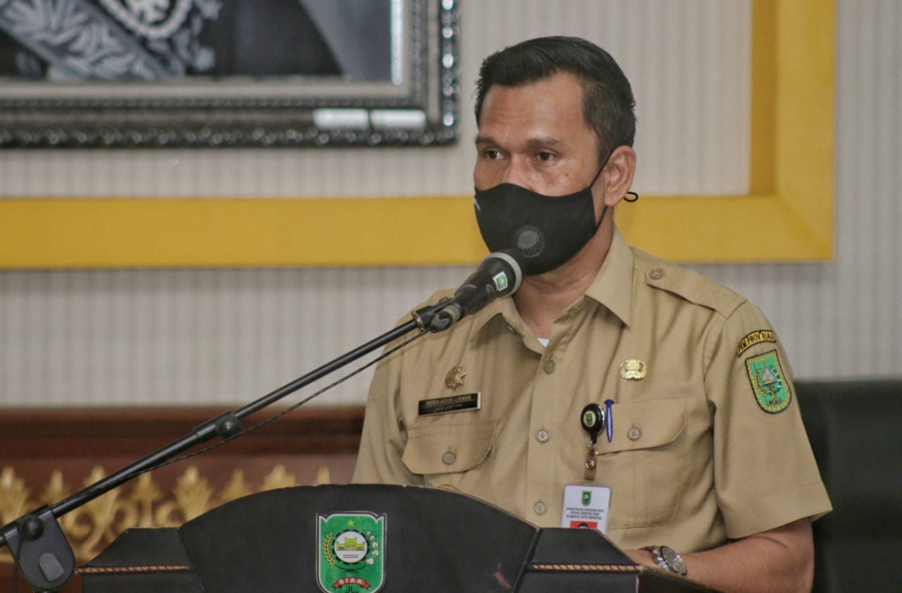 Zona Merah, Siak Dapat Bantuan 100 Ribu Masker dari Provinsi Riau
