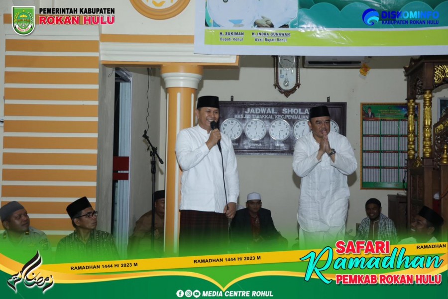 Wabup Rohul Kunjungi Kecamatan Pendalian IV Koto Safari Ramadhan Perdana