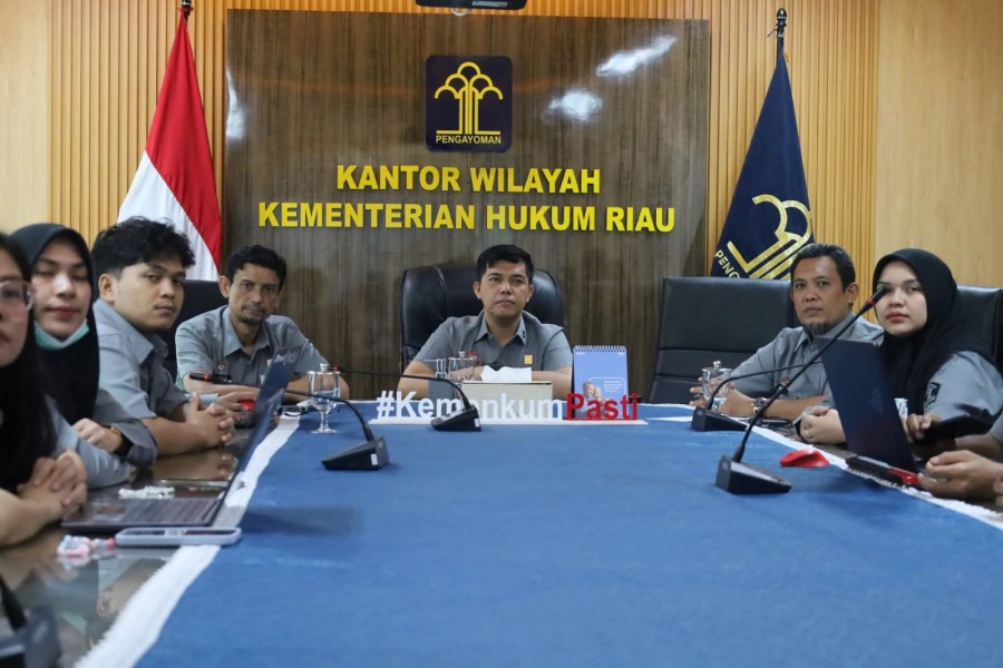 Kanwil Kemenkum Riau Bekali ASN soal Hak TASPEN dan BPJS