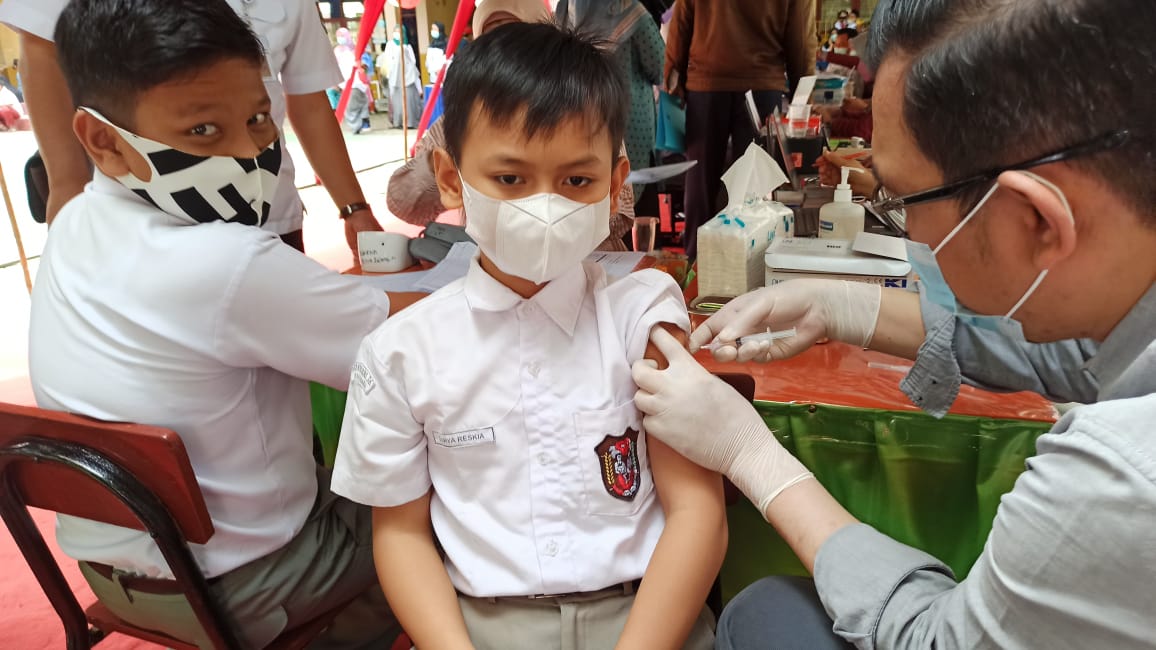 25 Persen Anak di Pekanbaru Sudah  Disuntik Vaksin Covid-19