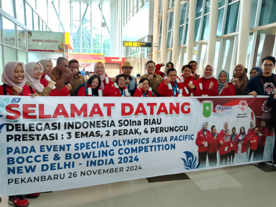 Selasa, Rombongan SoIna Riau Pulang ke Pekanbaru Bawa 7 Medali